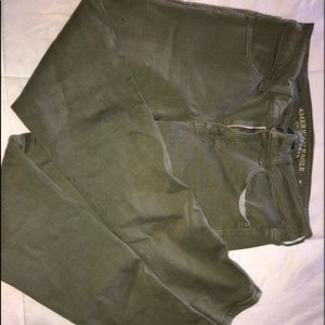 Army Green stretch jeans